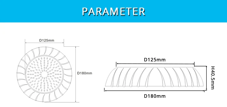 
HOTOOK Mini 18w 42w 24 volot 12v led pool lights bulb rgb ip68 wall mounted underwater swimming pool light 