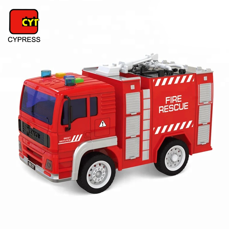 1:20 модель детский фрикционный грузовик пожарный двигатель инерционная игрушка автомобиль с подсветкой