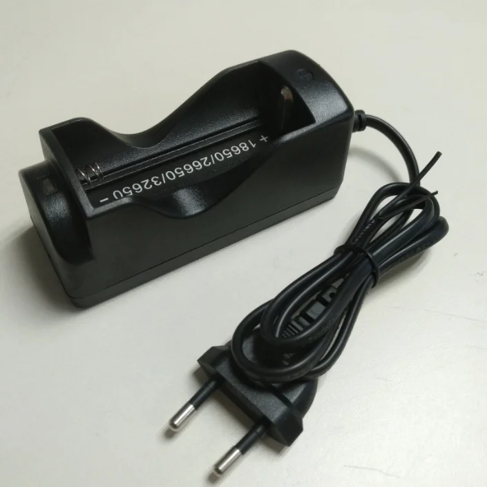 Hi-max Multi-use EU US Plug Portable 18650 26650 32650 Li-ion Battery Chargers DC Electric 5V 1A Ce Torch Black 200056 CN;GUA
