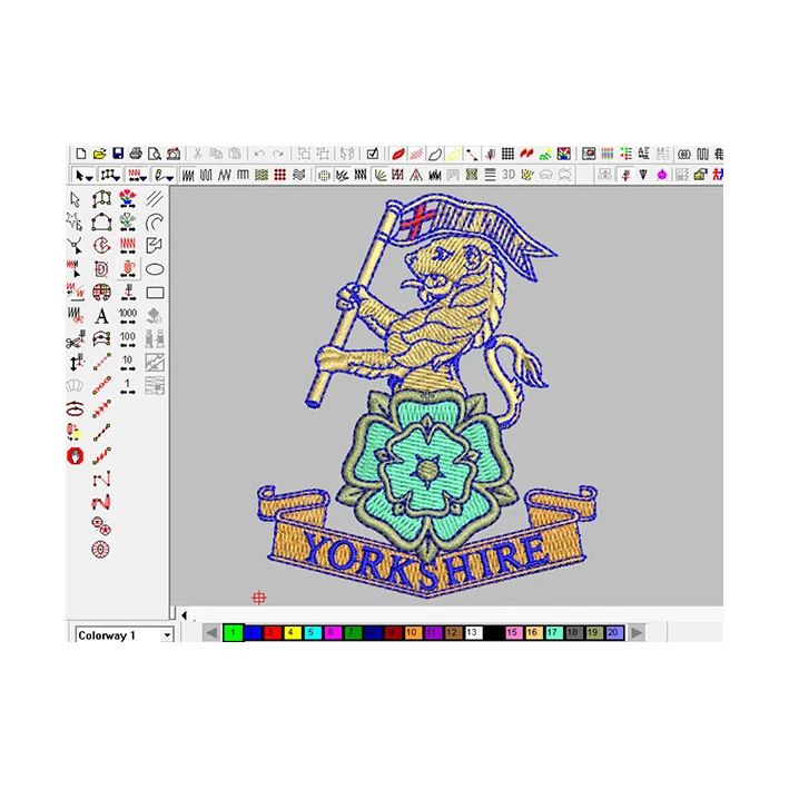 
High-quality Self-adhesive Embroidery Designs Unique Patches Custom Design Pattern Embroidered Patch 