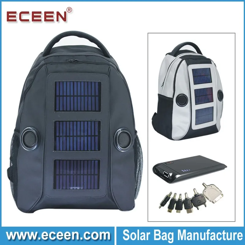 последние солнечная энергия музыка мешок, солнечной энергии спикер рюкзак с 22000 мач аккумулятор