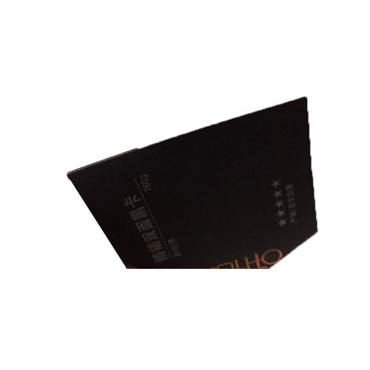 Nobel black private exquisite quality gold foil business card