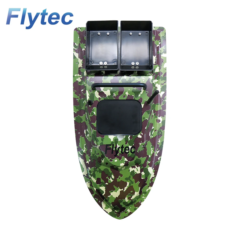  Flytec V007 Jabo лодка 2 4 ГГц RC водонепроницаемая рыболовная с приманкой зеленая радиоуправлением часа армейский зеленый 7 В 5200 мАч 1 5