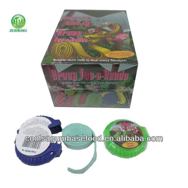 
 jjw 18g смешно фруктовым вкусом пузырь рулонах жевательные резинки  