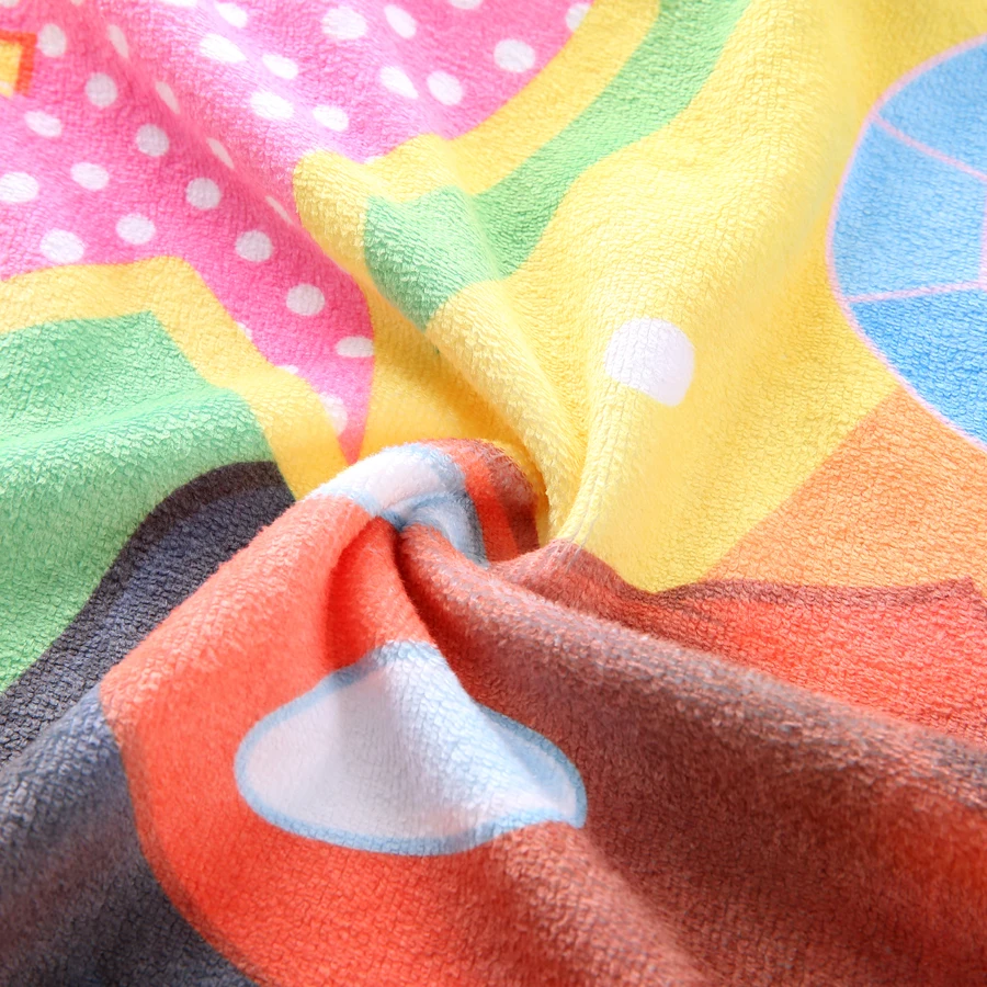 Nice Looking Custom Microfiber Digital Printed Beach Towel