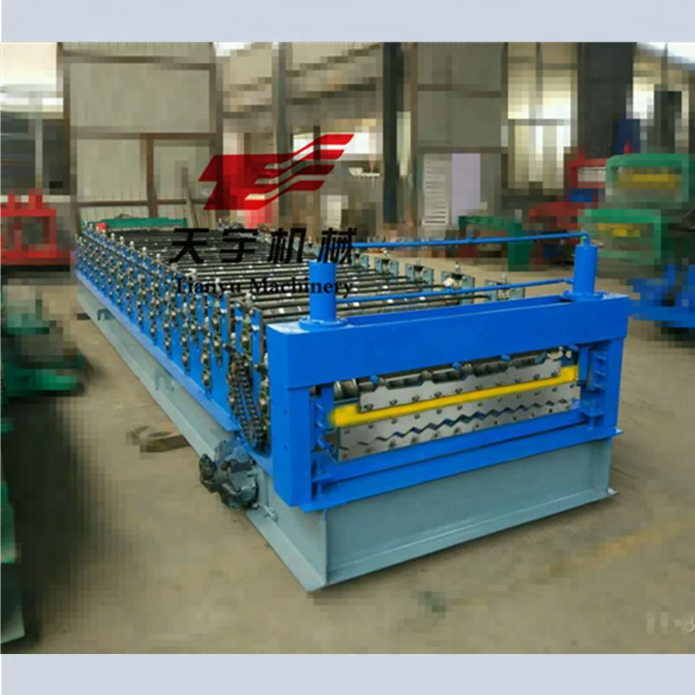 TY steel bar cutting machine corrugated iron sheet making machine press machine roll former