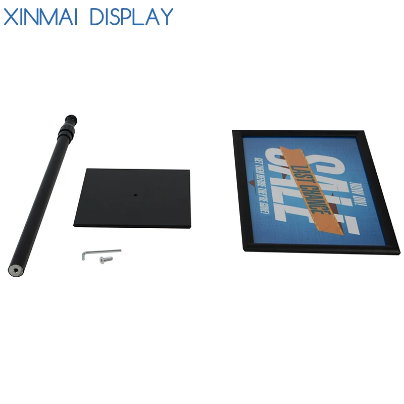 Adjustable aluminum Snap Open 8.5 x 11inch  sign stand