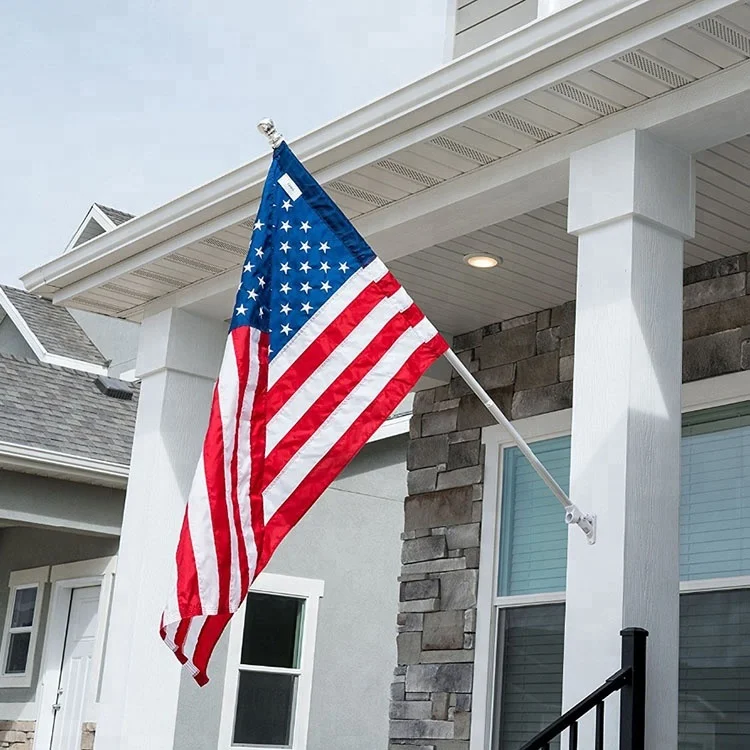 tangle free spinning flagpole high quality 360 degree rotating flag pole bespoke aluminium flagpole