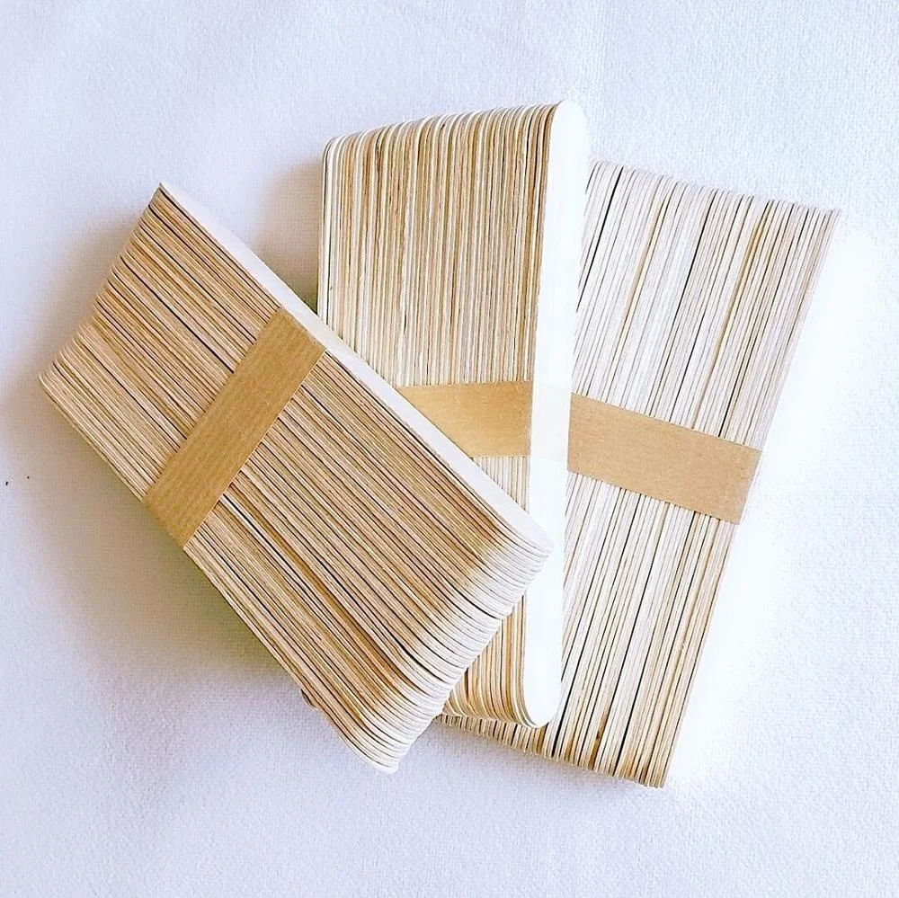 Disposable Wooden Waxing  Spatula 6 inch for body hair removing