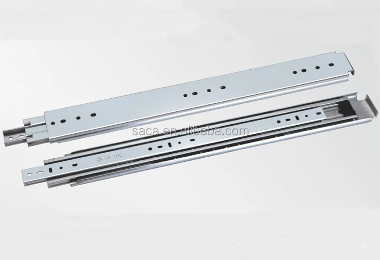 227kgs 500lbs 76mm Heavy duty full extension ball bearing slide
