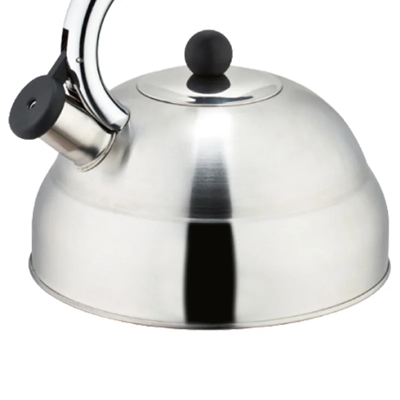 3L Whistle Tea Maker Pot Simple For Household Kitchen Appliances Hemispherical Multicolour Stainless Steel Whistling Kettle