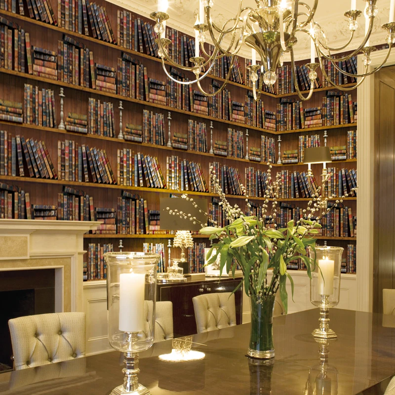 YIYAO Саудовская Аравия три D обои книжная полка настенная бумага