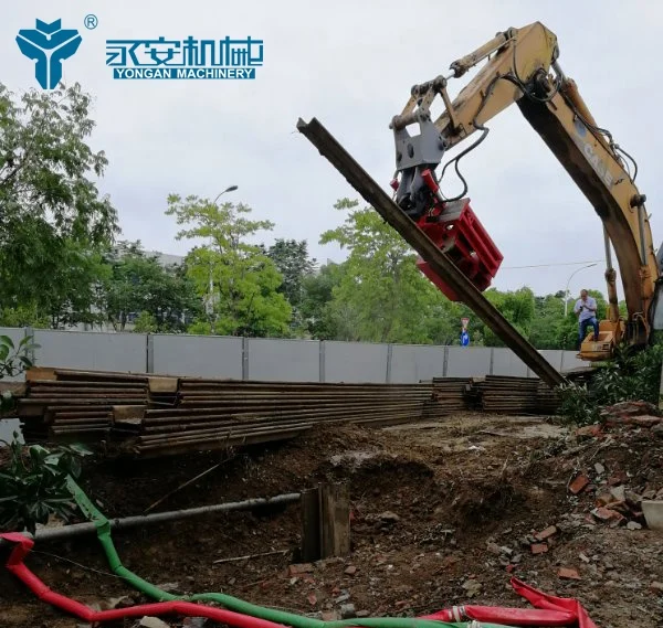 Sidegrip Vibro Hammer Pile Driver Excavator Vibratory Hammer for Sheet Pile Driving TALOS 55