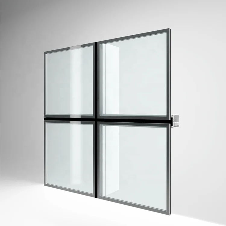 Manufacturer Unitized System Aluminum Curtain Wall Extrusion Profile Design