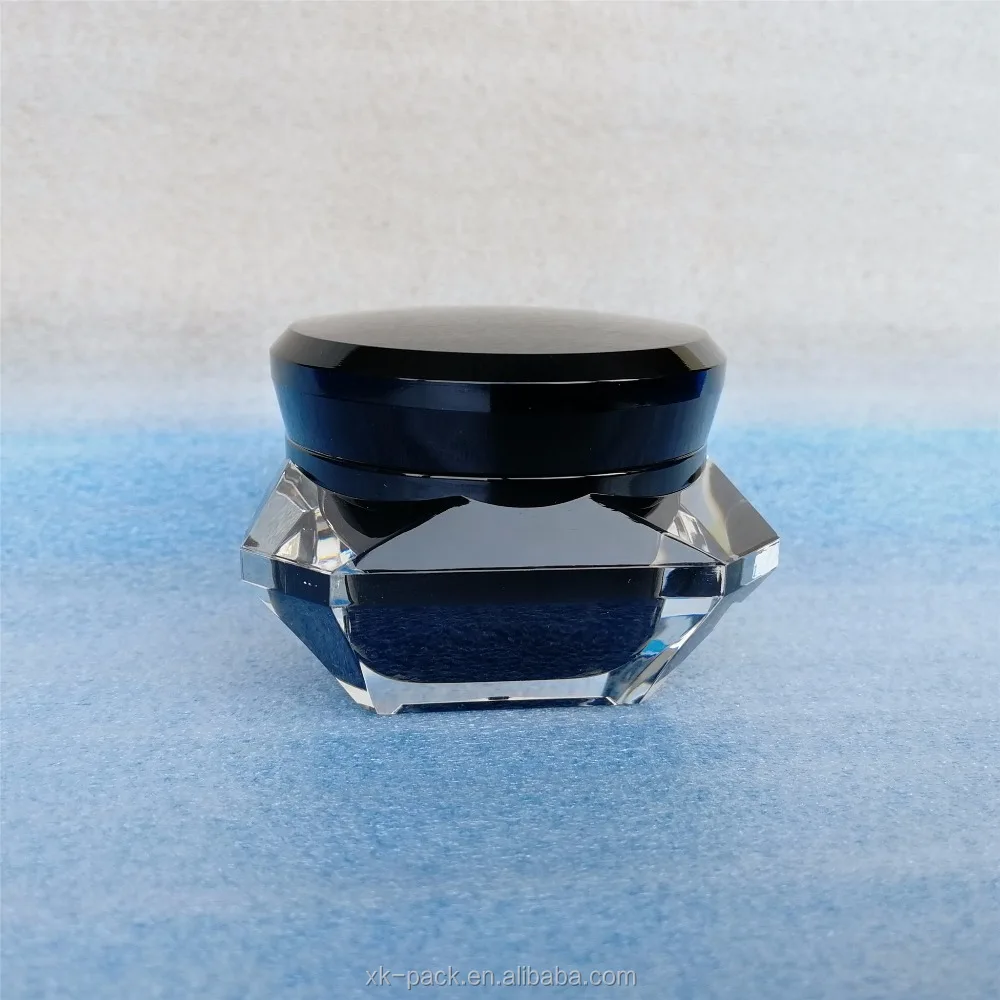 Luxury diamond cream jar 5g 15g 30g 50g crystal cosmetic container