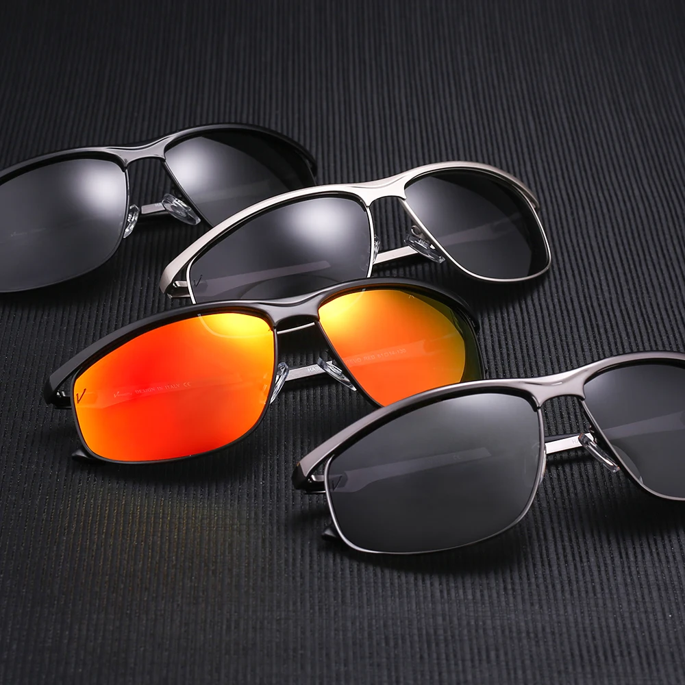 16618 Professional unbreakable cycling metal polarized sunglasses sports men