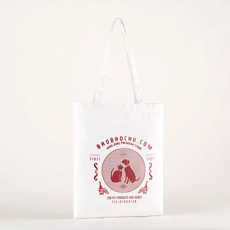 2022 New design canvas bag wholesale high quality cotton canvas shopping tote bag