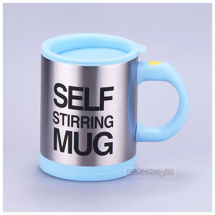 
Battery Powered 14oz Automatic Auto Self Stirring Mug Mixing Coffee Cup with Handle Electric Mixer Self-Stirring Cup 