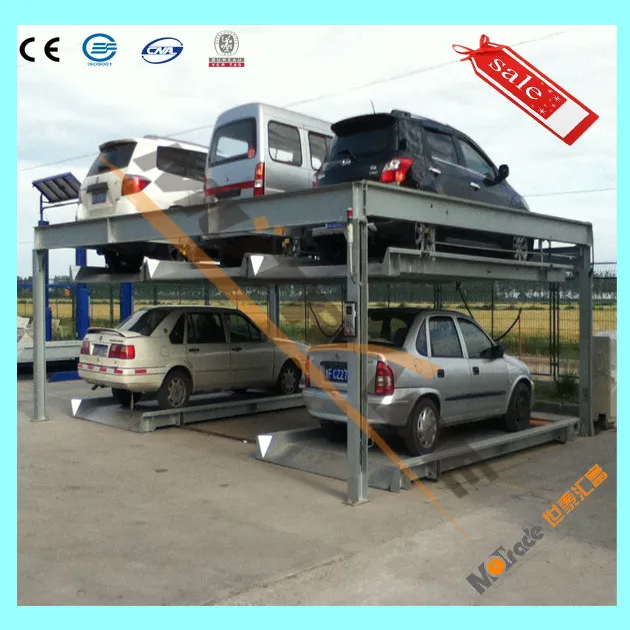 Независимая парковка на 2 уровня с приямком