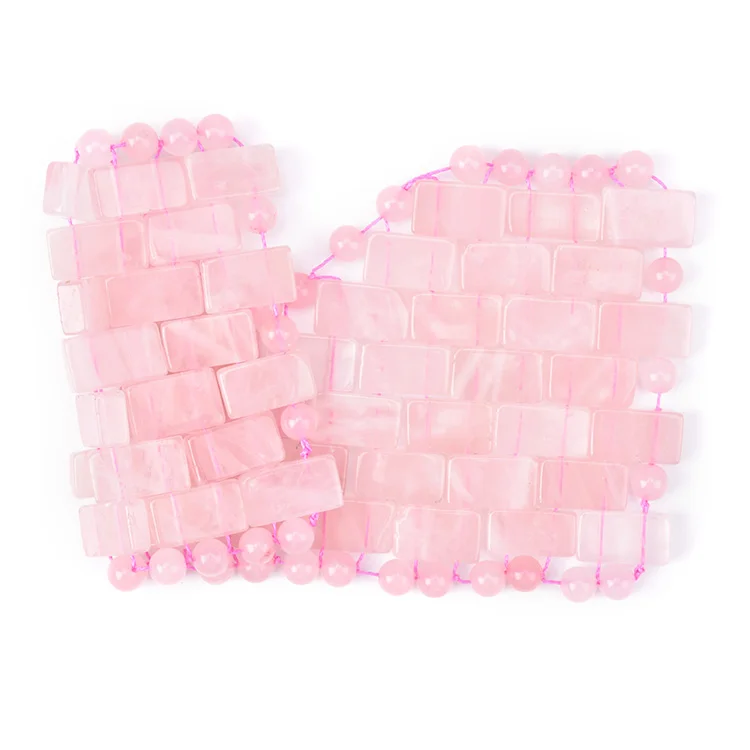 Розовая кристаллическая индивидуальная маска для красоты кожи