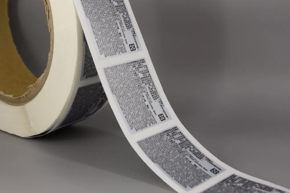 Custom PET Silver Machine Stickers Labels Electronic CMYK Eco-friendly Waterproof Vinyl Sticker