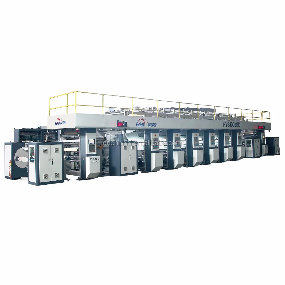 HHL HYS61000SD 6 видов цветов машина глубокой печати с электрическим вал и двойной намотки повторной