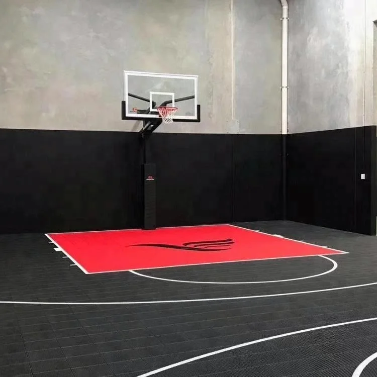 
High cushion outdoor sport basketball court floor/ play mat interlocking tile 