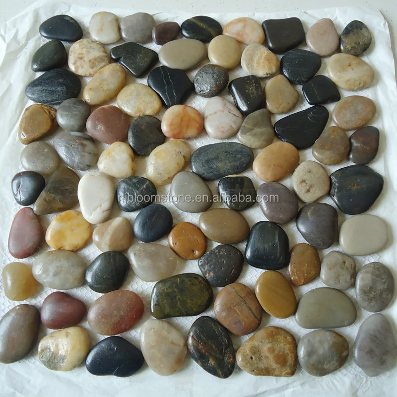 pebble tile bathroom floor tiles