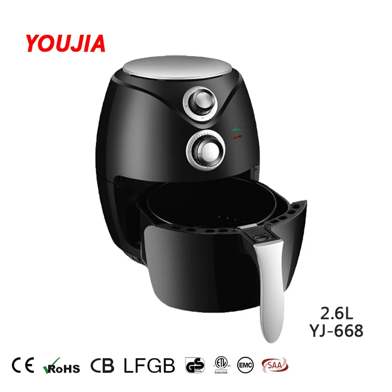 1400W Electric Hot Air Fryer with Removable Dishwasher Safe Basket Hot Air Cooker