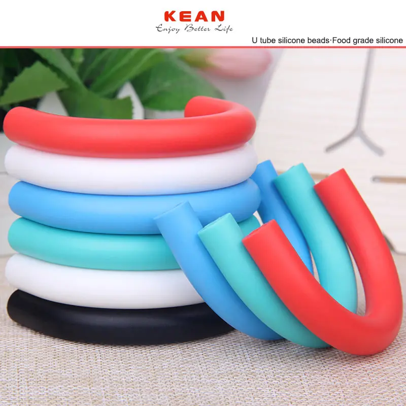 
China Suppliers Round Silicone Teething Loose Beads For Jewelry 
