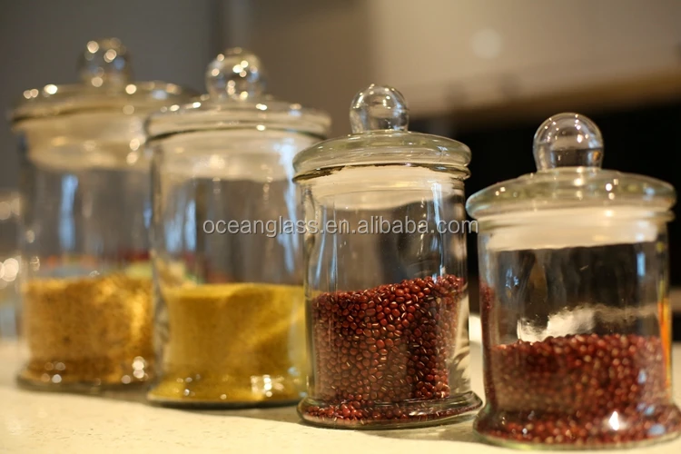 Zibo Hongmao 5L 2.5L cylindrical glass drinking dispenser with tap glass mason jar with tap