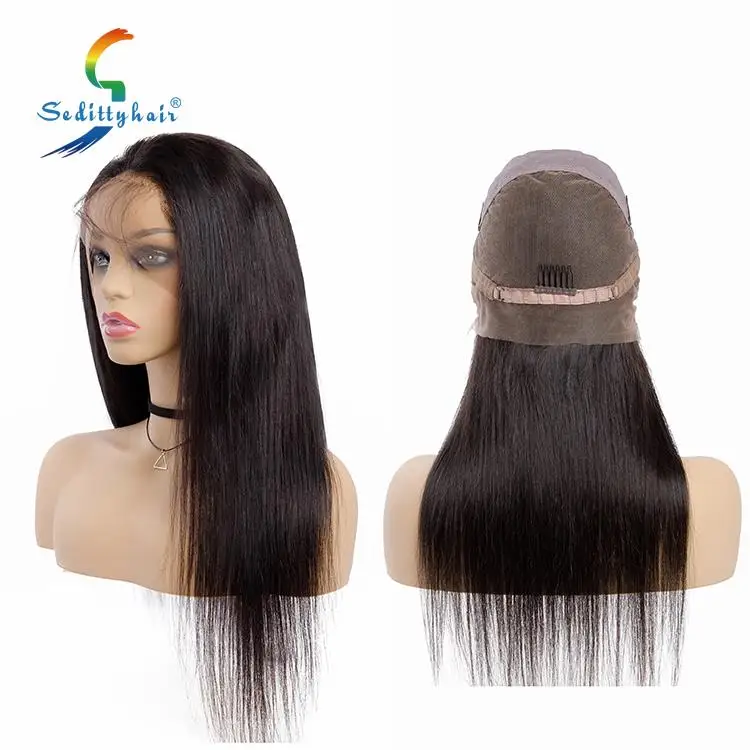 Best Wholesale 100% Human Hair Full Lace Wig With Baby Hair