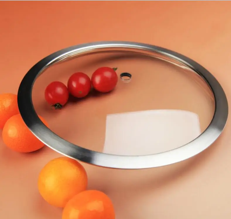 High quality 8cm-40cm fry pan toughened glass lid