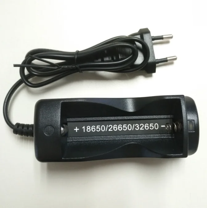 Hi-max Multi-use EU US Plug Portable 18650 26650 32650 Li-ion Battery Chargers DC Electric 5V 1A Ce Torch Black 200056 CN;GUA