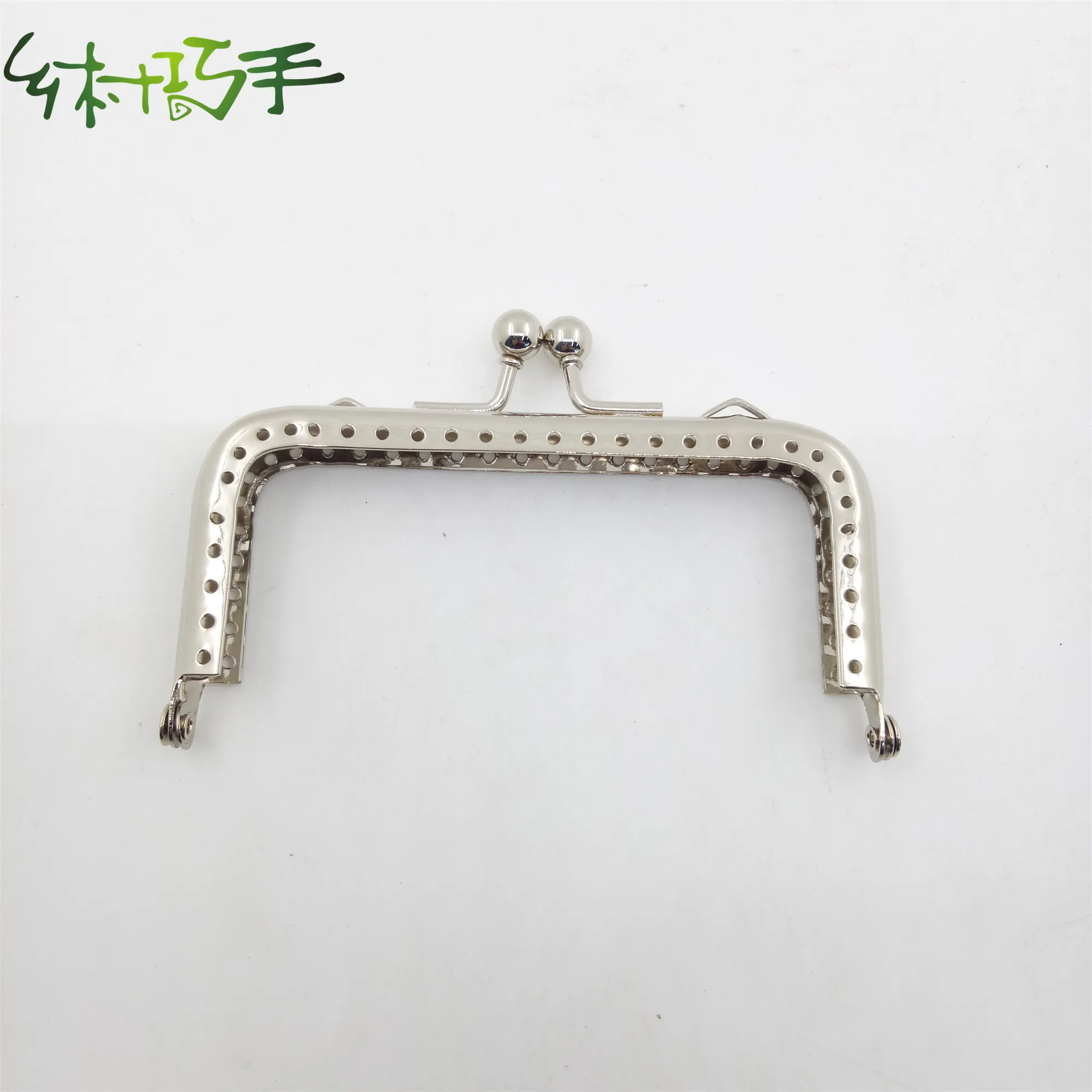 10*5cm  Nickel Metal Clutch Purse Frame Bag Frame Closure Hardware