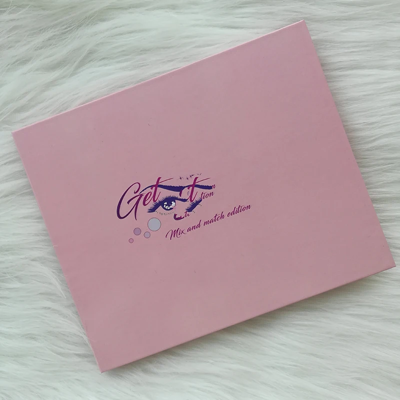 Упаковка для ресниц под заказ 8 пар 3d коробка для норковых ресниц 4/6 пар футляр для ресниц