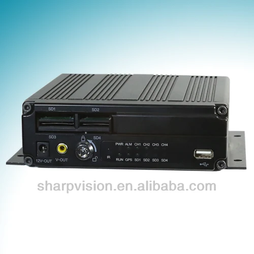 Сжатие H.264 высокое качество видео 4ch автобус мобильный видеорегистратор