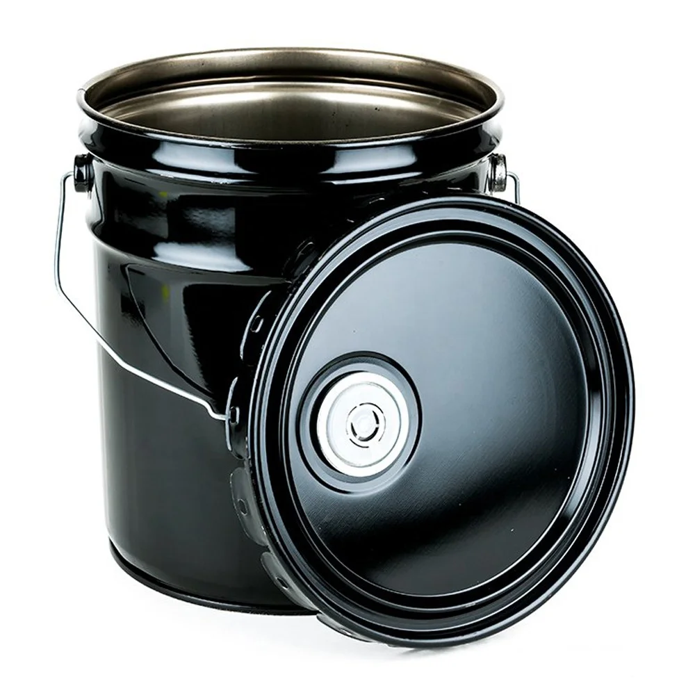 20L metal tin cap with lid and metal handle