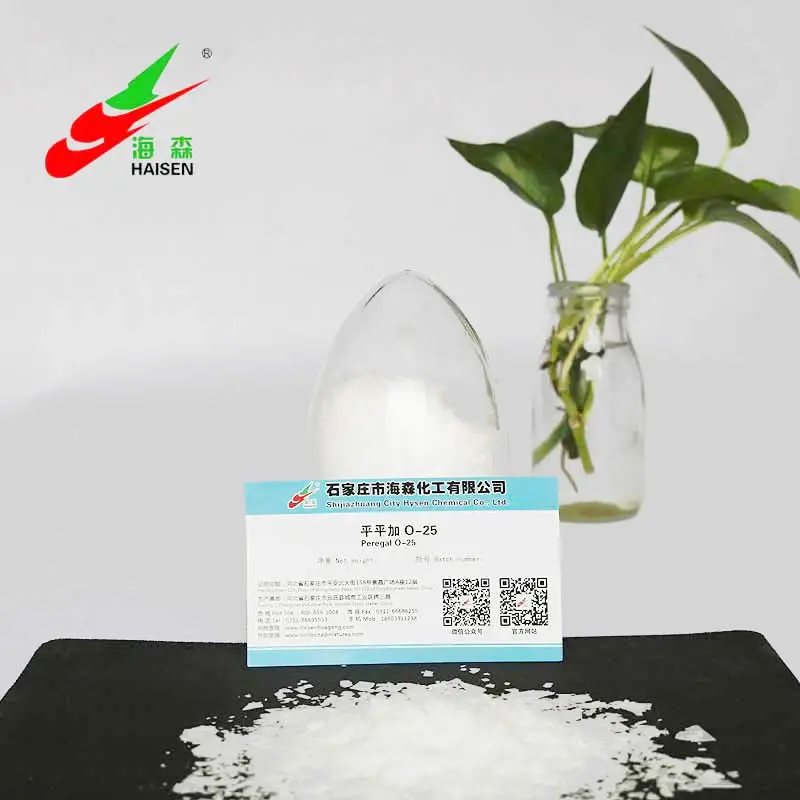 Fatty Alcohol Polyoxyethylene Ether Peregal A20 as Wetting Agent