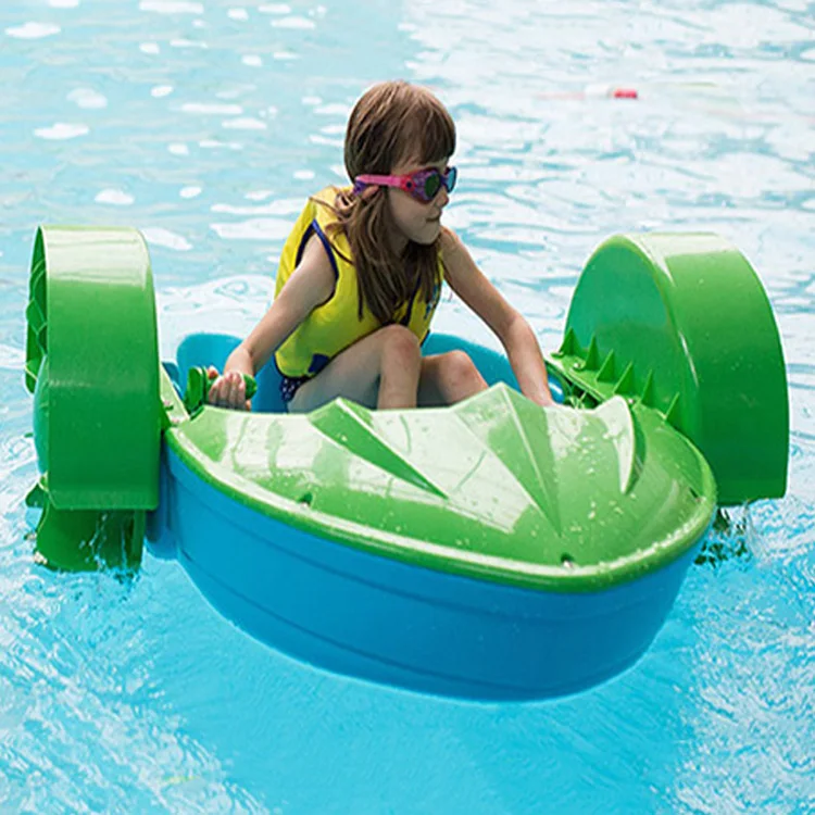 Cheap Swimming Pool Plastic Kids Water Hand Pedal Paddle Boat