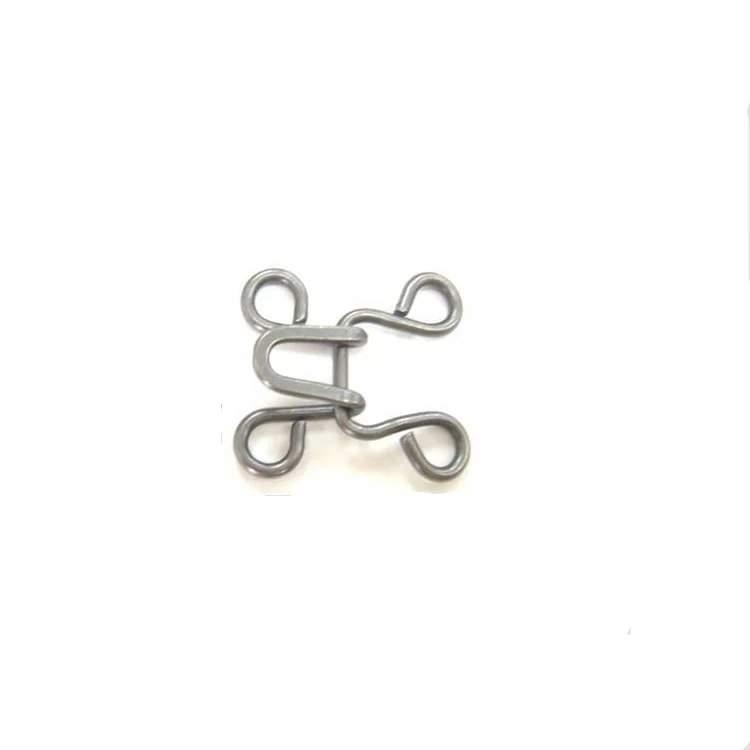 Wholesale trouser closure combined fastener hook buckle custom hook and eye