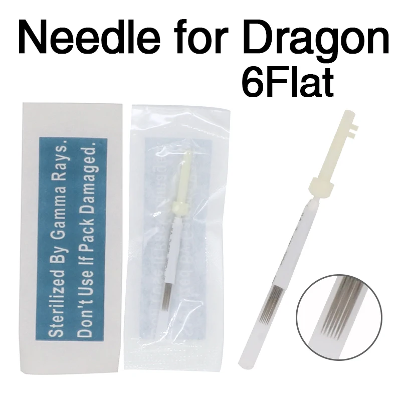 Тайваньская тату-игла Dragon, одноразовый набор для перманентного макияжа