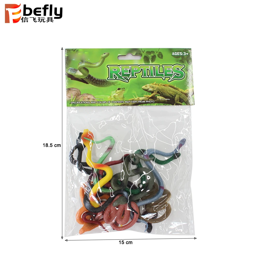 2019 new reptile snake figure mini plastics animals toys for kids