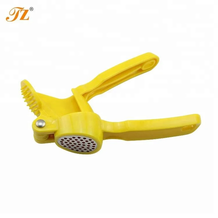 New Design Colorful Plastic Garlic Press for Kitchen Supplies