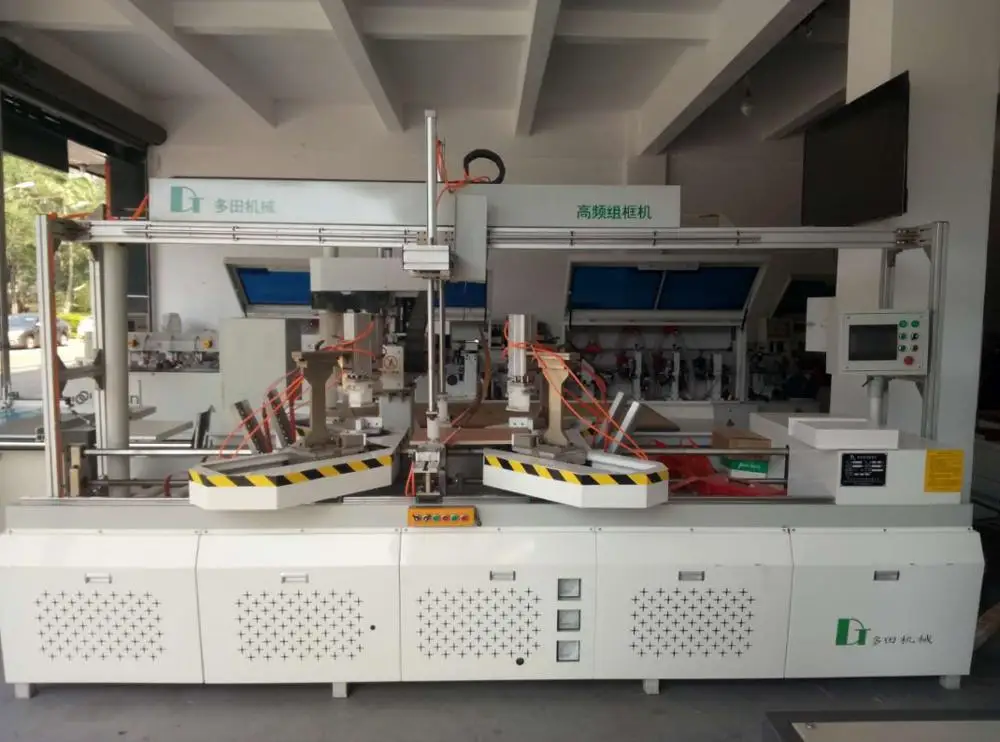 Radio frequency  cabinet wood assembly machine