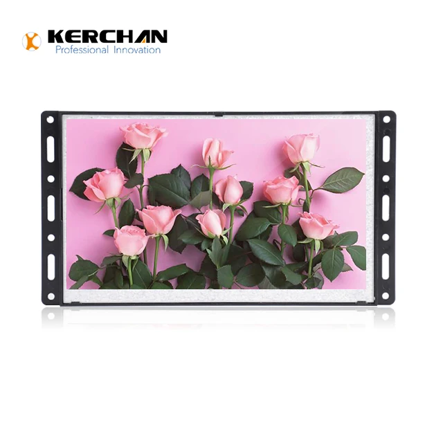 Battery operated Flexible indoor 7 inch open frame LCD advertising screens/player/display/digital signage