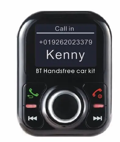 Автомобильный комплект Bluetooth с именем звонка, именем песни и именем певицы и телефонной книгой