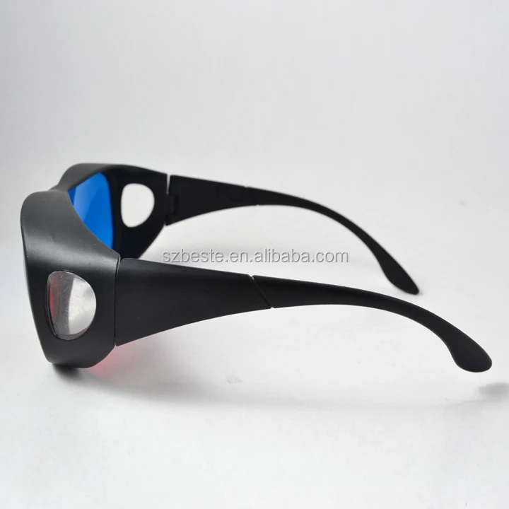 
good selling plastic acrylic lens red blue/Cyan anaglyphic 3d glasses 