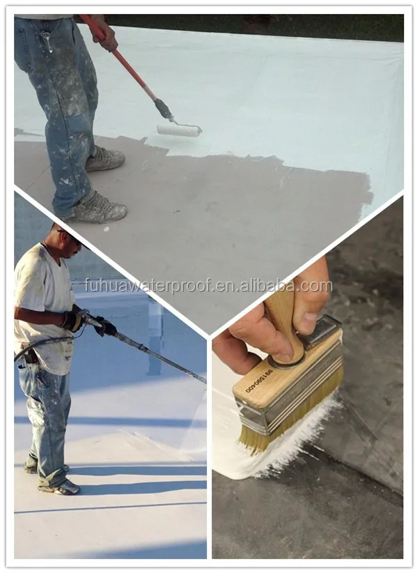 Жидкие водостойкие материалы для кровельного покрытия JS композитная водостойкая краска для цемента