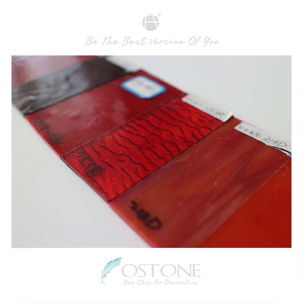 Cheap Sale Wholesale Church Cathedral Red Glass Tile Kitchen Backsplash